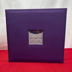 Portafolia Gifted Memories Purple Post Bound Scrapbook 12x12
